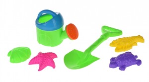 Розвивальні іграшки: Набір для гри з піском з лійкою (6 шт.) Same Toy