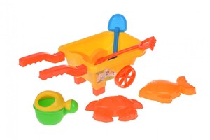 Розвивальні іграшки: Набір для гри з піском Жовтий (6 од.) Same Toy