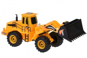 Городская и сельская техника: Машинка Mod-Builder Трактор-погрузчик желтый Same Toy
