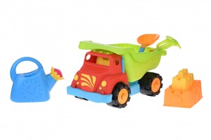 Развивающие игрушки: Набор для игры с песком Грузовик красный (6 ед.) Same Toy