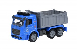 Ігри та іграшки: Машинка інерційна Truck Самоскид (синій) зі світлом і звуком Same Toy