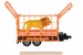 Машинка інерційна Super Combination Вантажівка (червоний) для перевезення тварин з причепом Same Toy дополнительное фото 2.
