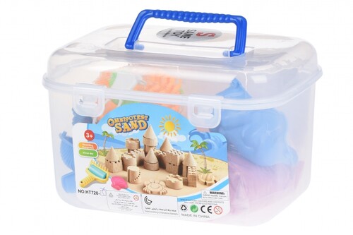 Лепка и пластилин: Волшебный песок Omnipotent Sand Джунгли (розовый) 8 ед. Same Toy