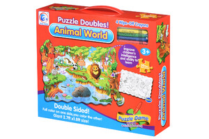 Игры и игрушки: Пазл-раскраска Мир животных, Same Toy