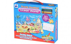 Пазлы и головоломки: Пазл-раскраска Подводный мир Same Toy