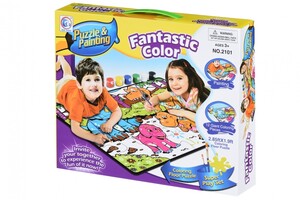 Игры и игрушки: Пазл-раскраска Динозавры Same Toy