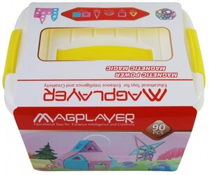 Игры и игрушки: Конструктор магнитный набор бокс 90 эл. (MPT2-90) MagPlayer