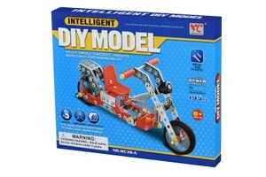 Мотоциклы: Конструктор металлический - Мопед (195 эл.) Same Toy
