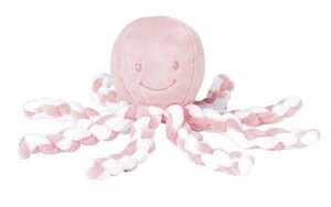 Мягкие игрушки: Мягкая игрушка Lapiduo Octopus (розовый) Nattou