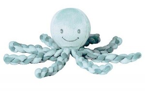 Животные: Мягкая игрушка Lapiduo Octopus (салатовый) Nattou