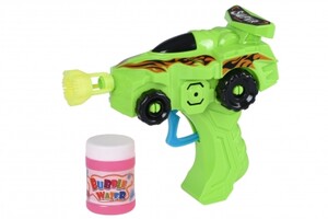 Игры и игрушки: Мыльные пузыри Bubble Gun Машинка (салатовый) Same Toy