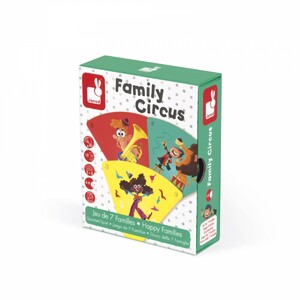 Ігри та іграшки: Настільна гра Happy Families Цирк Janod, J02755
