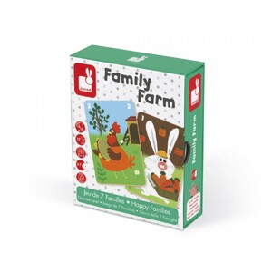 Настільні ігри: Настільна гра Happy Families Ферма Janod, J02756