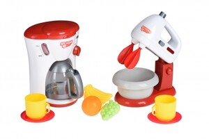 Игрушечная посуда и еда: Игровой набор My Home Little Chef Dream - Кухонный миксер и кофеварка Same Toy