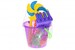 Набор для игры с песком с Воздушной вертушкой (фиолетовое ведро) (9 шт.) Same Toy дополнительное фото 5.