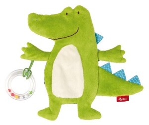 Розвивальні іграшки: М'яка іграшка з шарудінням Крокодил (20 см) Sigikid