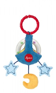 Развивающие игрушки: Клипса для коляски Месяц и звезды Sigikid