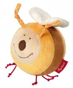 Розвивальні іграшки: Брязкальце Бджілка (12 см) Sigikid
