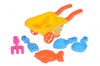Набор для игры с песком Желтый с тележкой (6 ед.) Same Toy