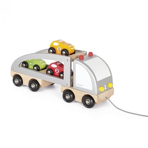 Игры и игрушки: Машинка Автовоз и 3 машинки Janod