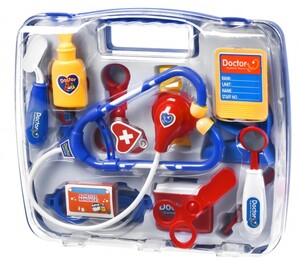 Ігри та іграшки: Ігровий набір — Доктор (в кейсі, синій) Same Toy