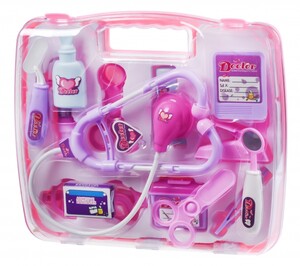 Ігри та іграшки: Ігровий набір — Доктор (в кейсі, рожевий) Same Toy