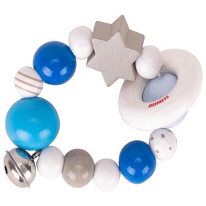 Розвивальні іграшки: Брязкальце Зірка (блакитна) Heimess