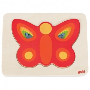 Ігри та іграшки: Пазл-вкладиш Метелик Goki