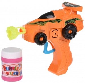 Другие подвижные игры: Мыльные пузыри Bubble Gun Машинка (оранжевый) Same Toy