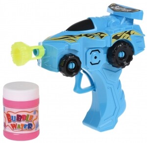 Ігри та іграшки: Мильні бульбашки Bubble Gun Машинка (синій) Same Toy