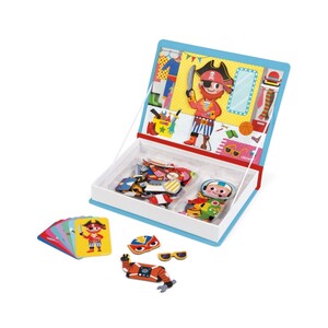Ігри та іграшки: Магнітна книга — Наряди для хлопчика Janod, J02719