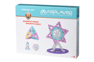Головоломки та логічні ігри: Конструктор магнітний набір 52 ел. (MPH2-52) MagPlayer
