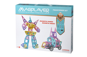 Головоломки та логічні ігри: Конструктор магнітний набір 109 ел. (MPH2-109) MagPlayer