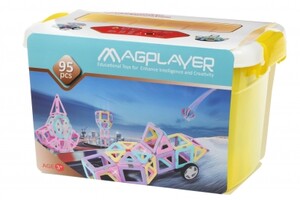 Головоломки та логічні ігри: Конструктор магнітний набір бокс 95 ел. (MPT2-95) MagPlayer