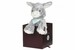 Мягкая музыкальная игрушка Les Amis Ослик серый (25 см) в коробке Kaloo дополнительное фото 2.