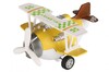 Літак металевий інерційний Aircraft (жовтий) Same Toy