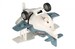 Самолет металлический инерционный Aircraft (синий) Same Toy дополнительное фото 2.
