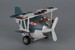 Самолет металлический инерционный Aircraft со светом и звуком (синий) Same Toy дополнительное фото 1.