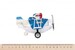 Самолет металлический инерционный Aircraft Race (синий) Same Toy дополнительное фото 1.