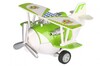 Літак металевий інерційний Aircraft (зелений) Same Toy