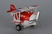 Літак металевий інерційний Aircraft зі світлом і музикою (червоний) Same Toy дополнительное фото 1.
