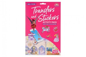 Книги для детей: Набор переводных наклеек с онлайн приложением - Сказка о принцессе Scribble Down