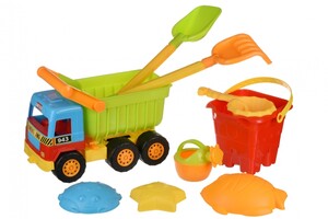 Игры и игрушки: Набор для игры с песком - Самосвал (9 ед.) Same Toy