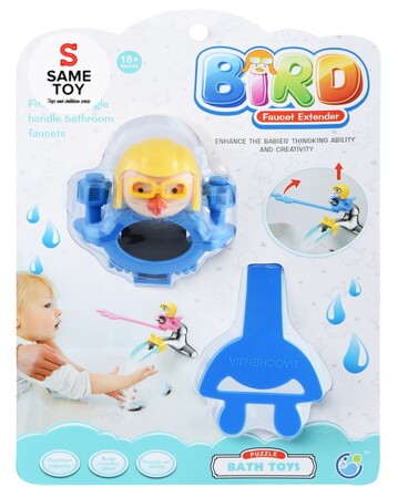 Игрушки для ванны: Игрушка Насадка-удлинитель на водопроводный кран Same Toy Bird Same Toy