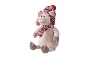 Животные: Мягкая игрушка Свинка в шапке (30 см) Same Toy