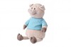 М'яка іграшка Свинка в кофтинці (блакитний) (35 см) Same Toy