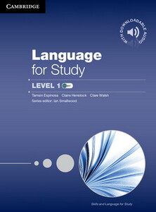 Іноземні мови: Language for Study 1 (B1-B2) Student's Book with Downloadable Audio