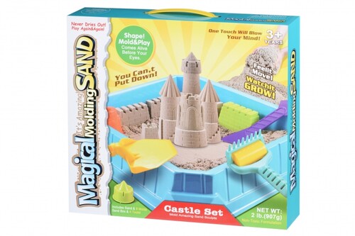 Ліплення та пластилін: Чарівний пісок Замок 0,9 кг (натуральний) Same Toy