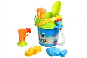 Развивающие игрушки: Набор для игры с песком Ведерко синее (6 ед.) Same Toy