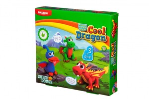 Лепка и пластилин: Масса для лепки Super Dough Cool Dragon Драконы 3 в 1 PAULINDA